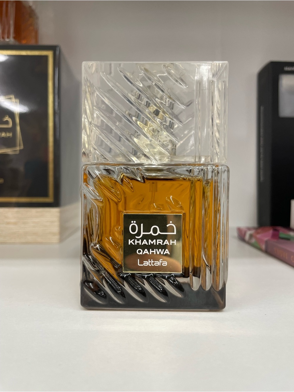 Lattafa Khamrah Qahwa Women's Fragrance - Amber Brown